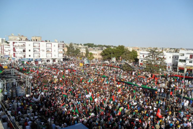 Demonstrasi Libya. (Wikipedia)